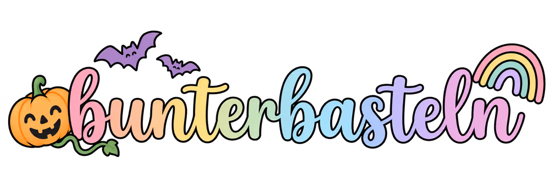 Bunterbasteln Logo zu Halloween