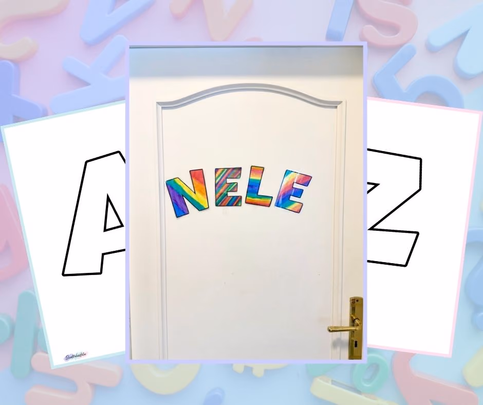 Alphabet zum Ausmalen